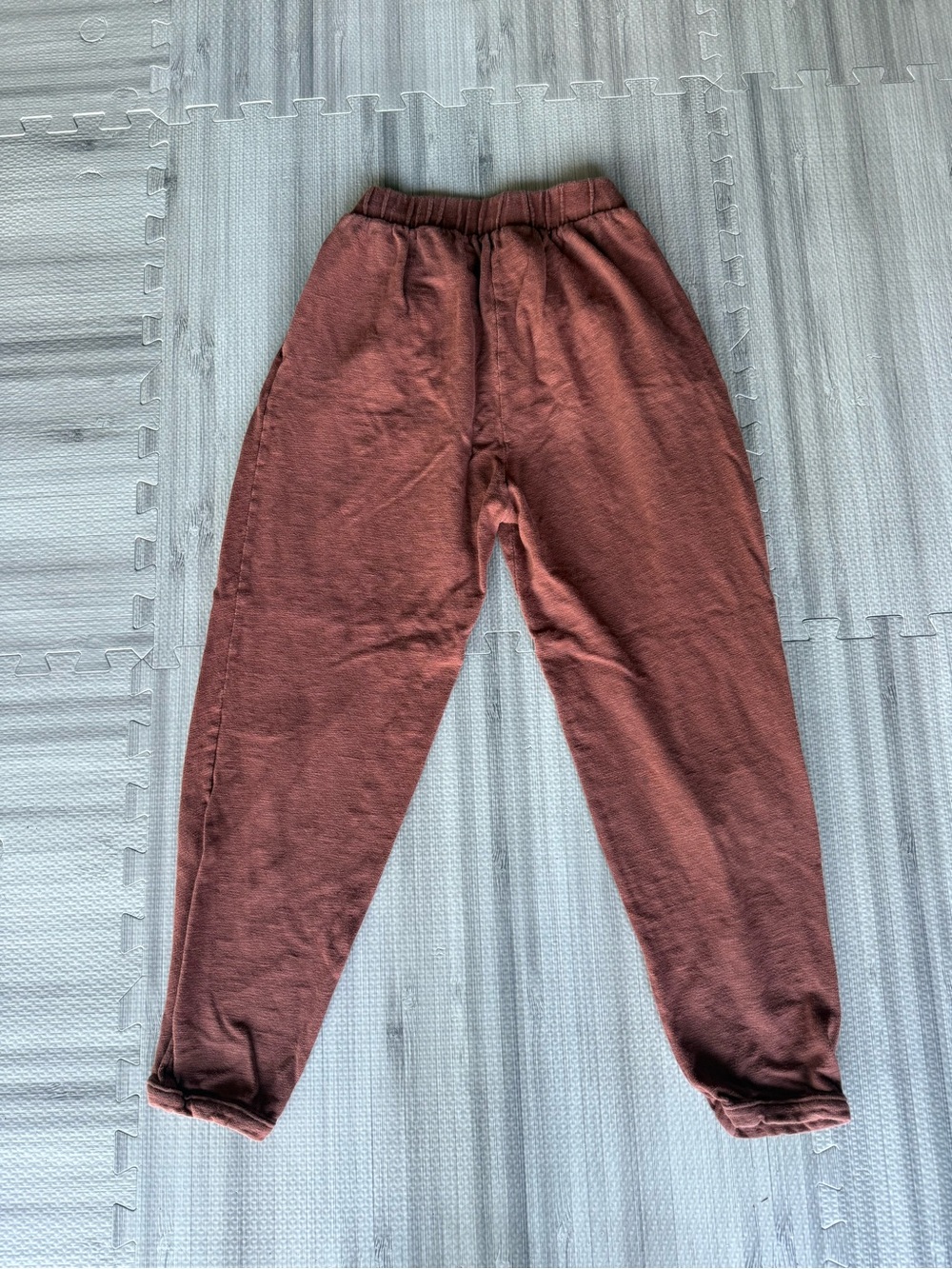 Free People Beach Rusty Rose High-Rise Tapered Jogger Pants - Picture 2 of 3